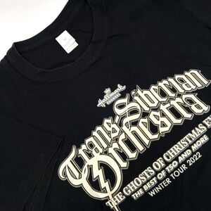 HALLMARK Channel Sz M Black Short-Sleeve TRANS-SIBERIAN ORCHESTRA 2022 T-Shirt
